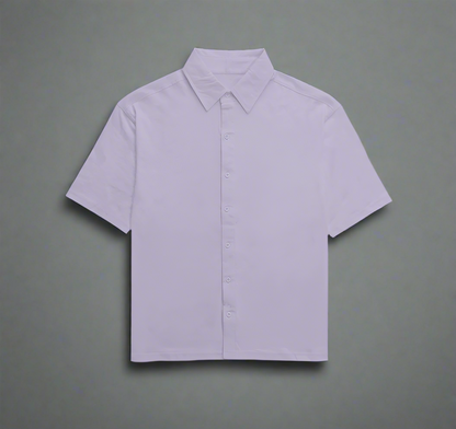 ATOM Quiet Luxury Unisex Oversized Lavender Shirt