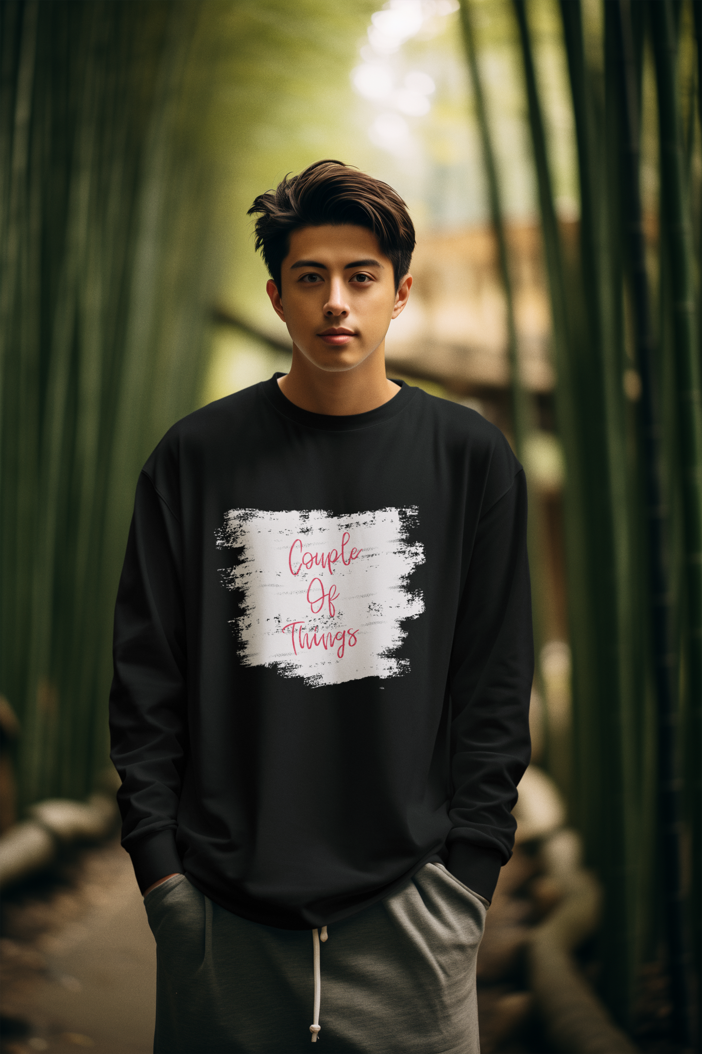 Couple Of Things Signature Black Unisex Sweatshirt | RJ Anmol Collection