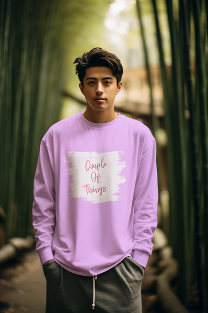 Couple Of Things Signature Lavander Unisex Sweatshirt | RJ Anmol Collection