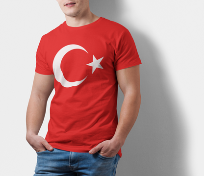 ATOM Signature Turkey Flag Red T-Shirt For Men