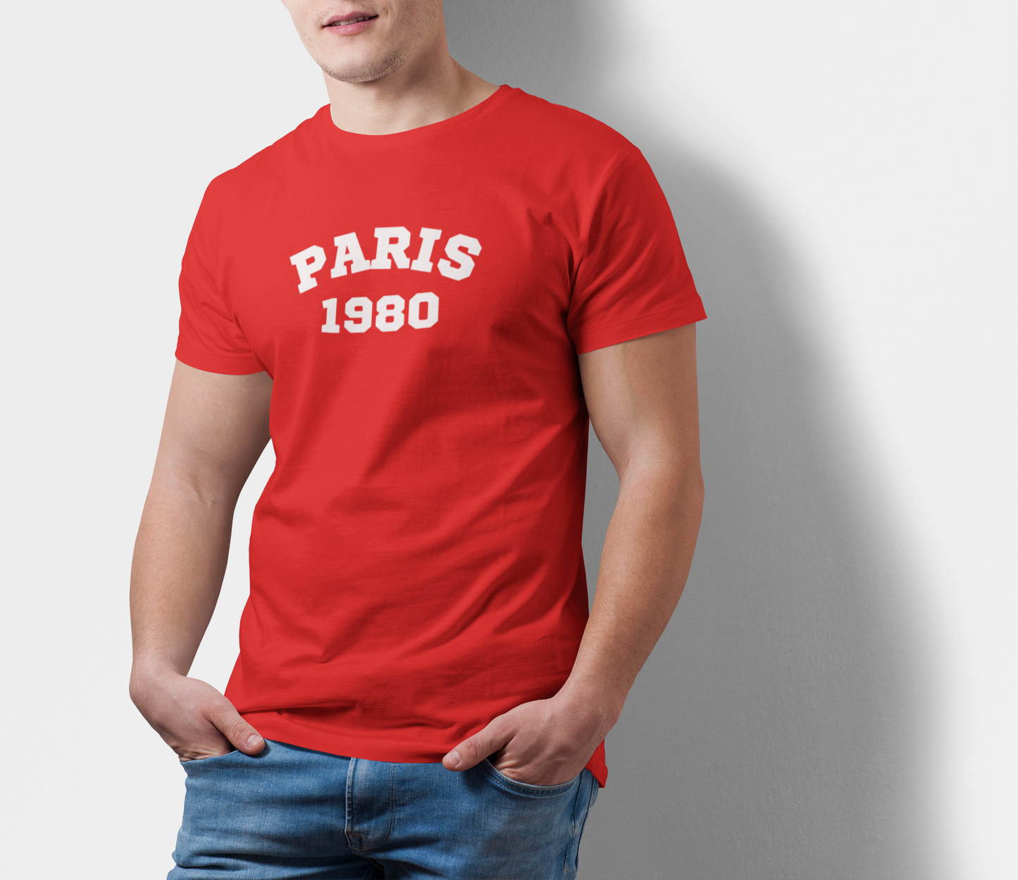 ATOM Signature Paris 1980 Red T-Shirt For Men