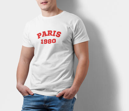 ATOM Signature Paris 1980 White T-Shirt For Men