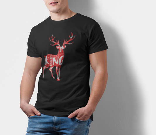 ATOM Signature King Is Back Black T-Shirt For Men