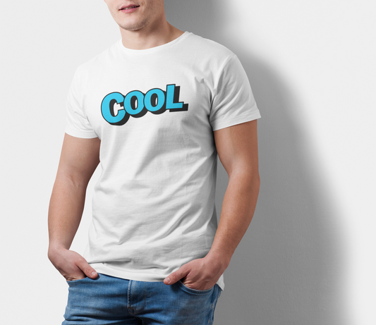 ATOM Signature Cool White T-Shirt For Men