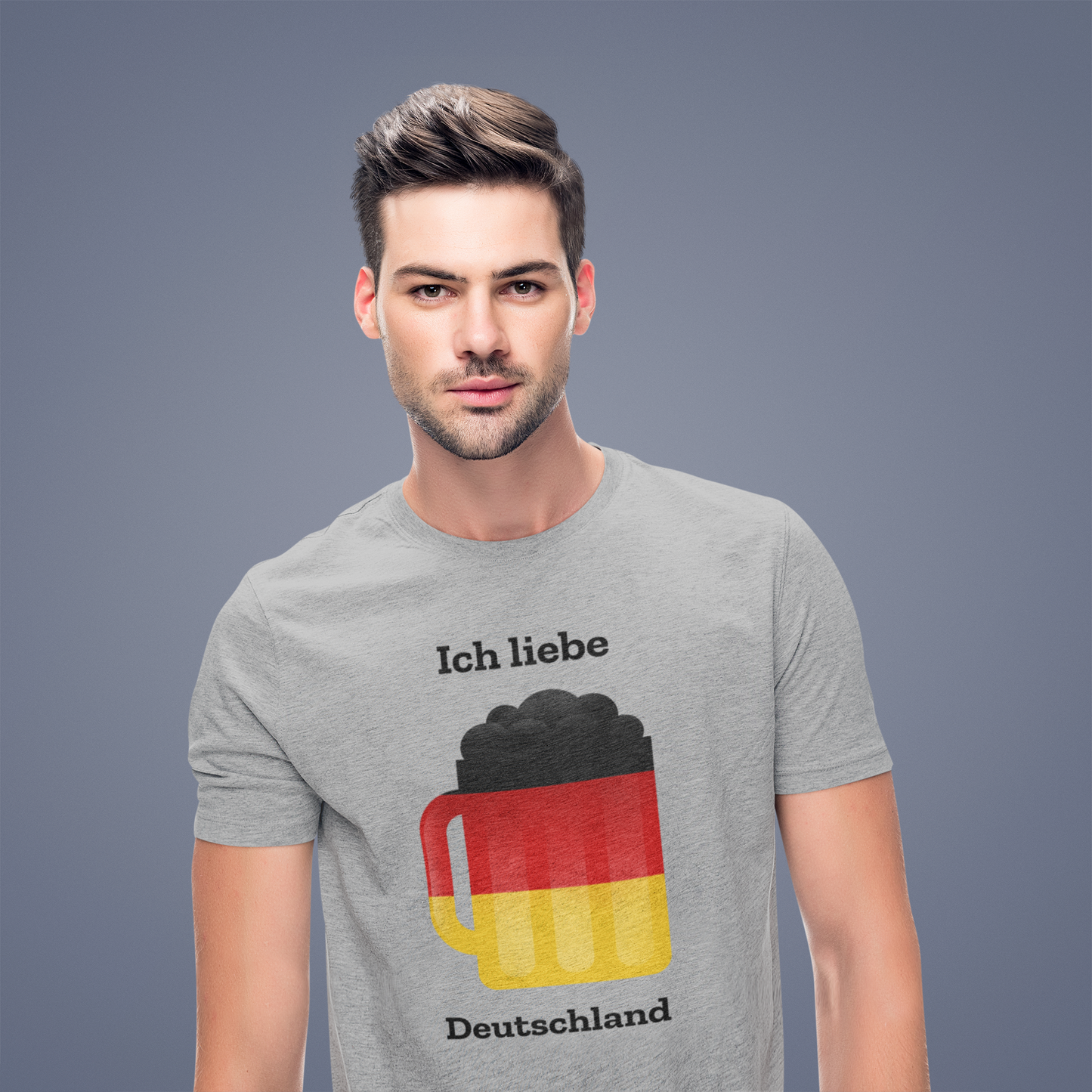 ATOM Signature Ich Liebe Deutschland Melange Grey For Men