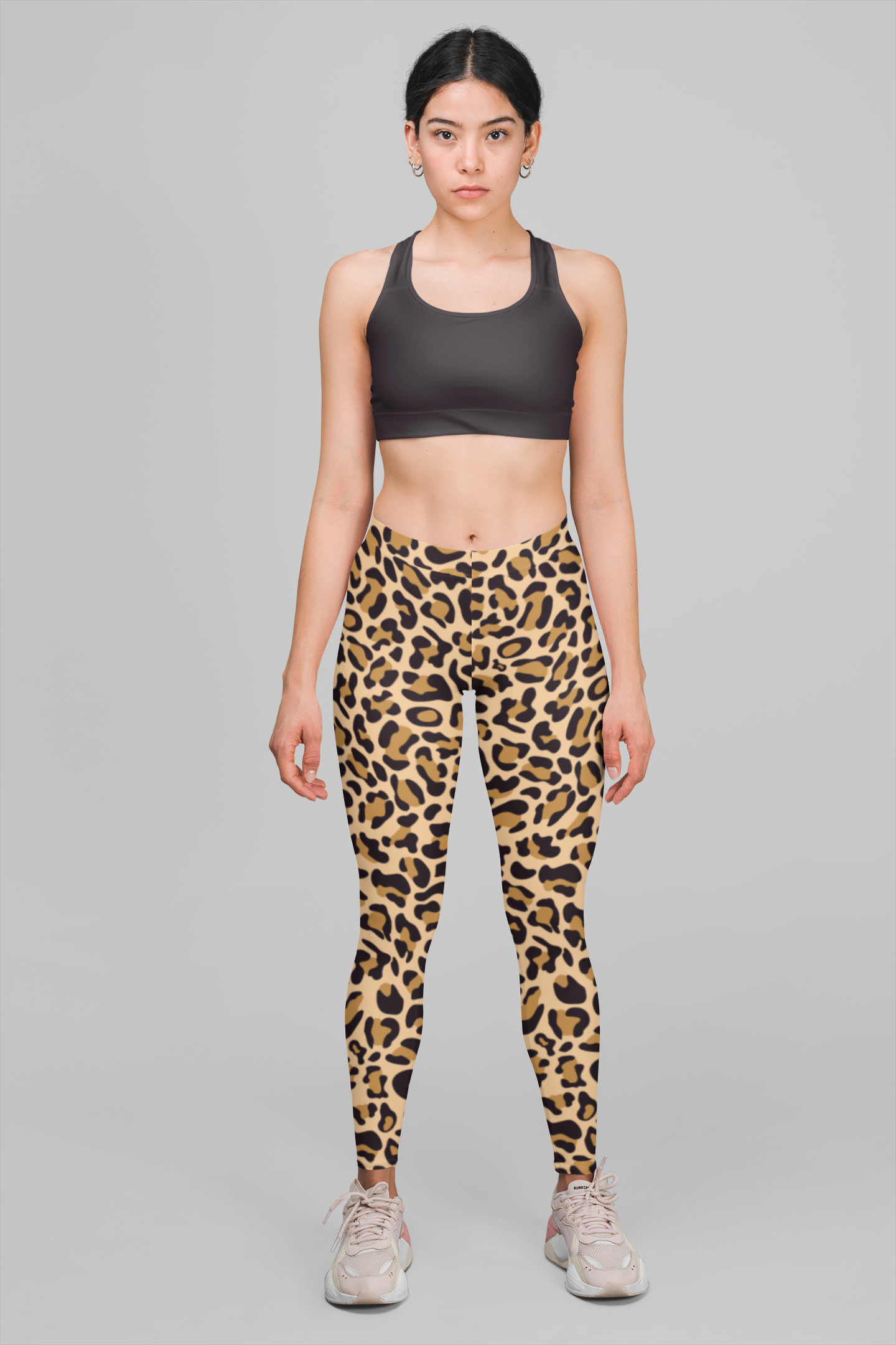 Carbon38 Animal Leopard Print High Waisted Full Length Compression Leggings  Med | Compression leggings women, Compression leggings, Leopard print