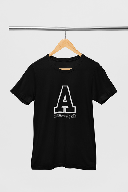 ATOM Signature Iconic Symbol A BLACK T-Shirt For Men