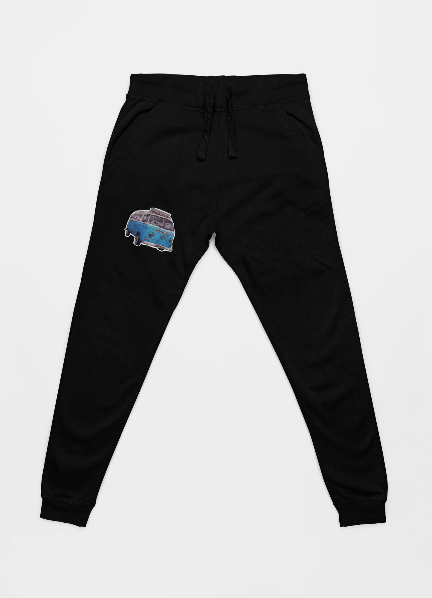 Vintage Car Black Hoodie And Jogger Co-ord Set For Men