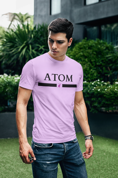 ATOM Signature Classic Lavender T-Shirt For Men