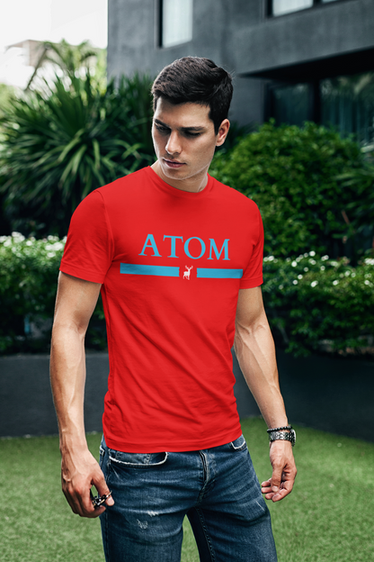 ATOM Signature Classic Red T-Shirt For Men