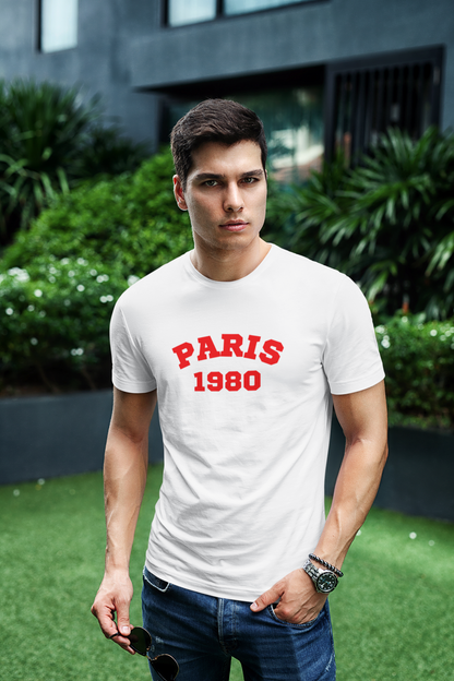 ATOM Signature Paris 1980 White T-Shirt For Men