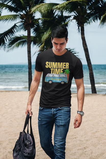 ATOM Signature Summer Time Black T-Shirt For Men